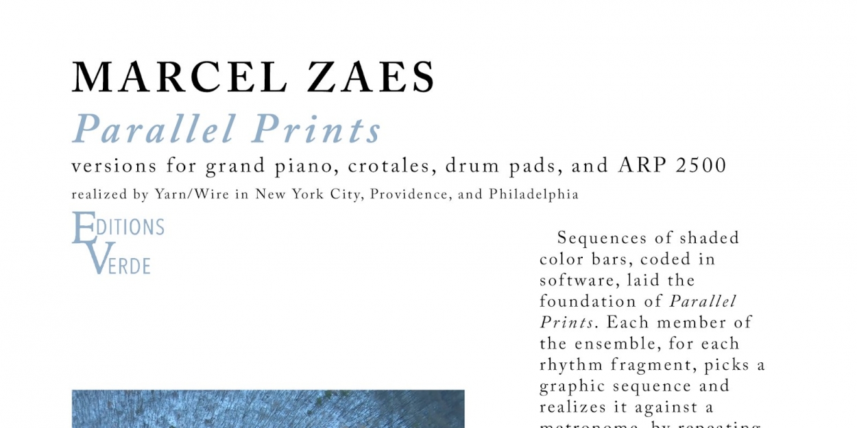 Marcel Zaes Releases Parallel Prints - Vimarsana News
