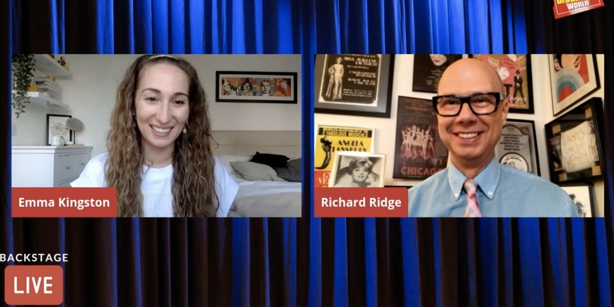 VIDEO: BKLYN's Emma Kingston Visits Backstage LIVE with Richard Ridge- Watch Now! Video