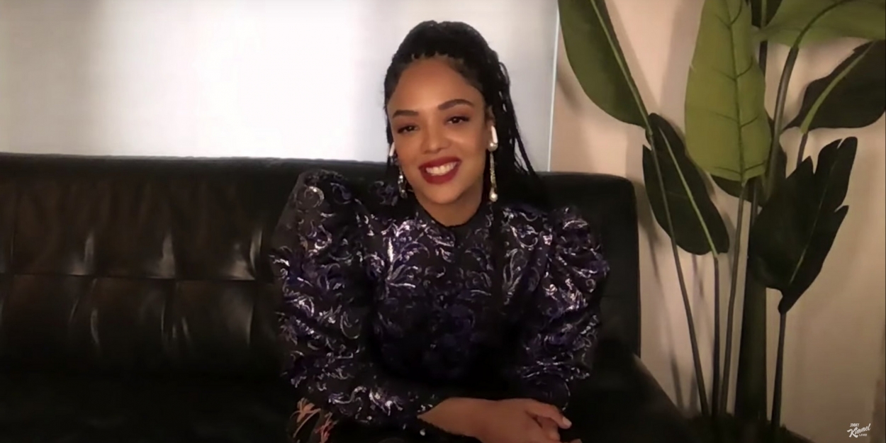 VIDEO: Tessa Thompson Talks About Shooting THOR on JIMMY KIMMEL LIVE!