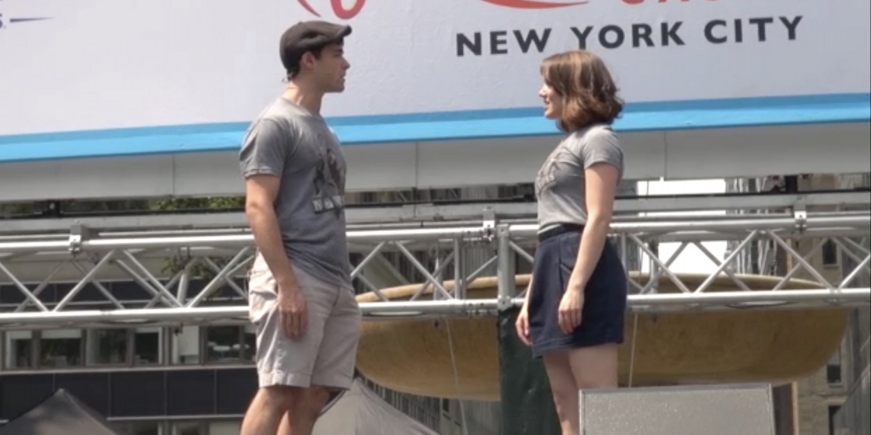 Broadway Rewind: NEWSIES Carries the Banner Into Bryant Park in 2012! Video