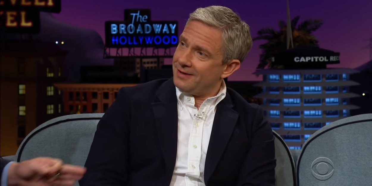 VIDEO: Martin Freeman Says Eminem Stole His Fashion Sense on THE LATE LATE SHOW Video