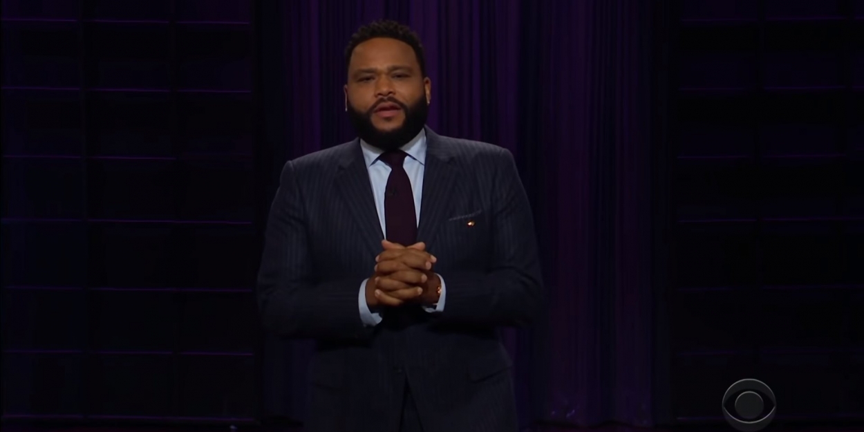 VIDEO Watch Anthony Anderson's Monologue From THE LATE LATE SHOW