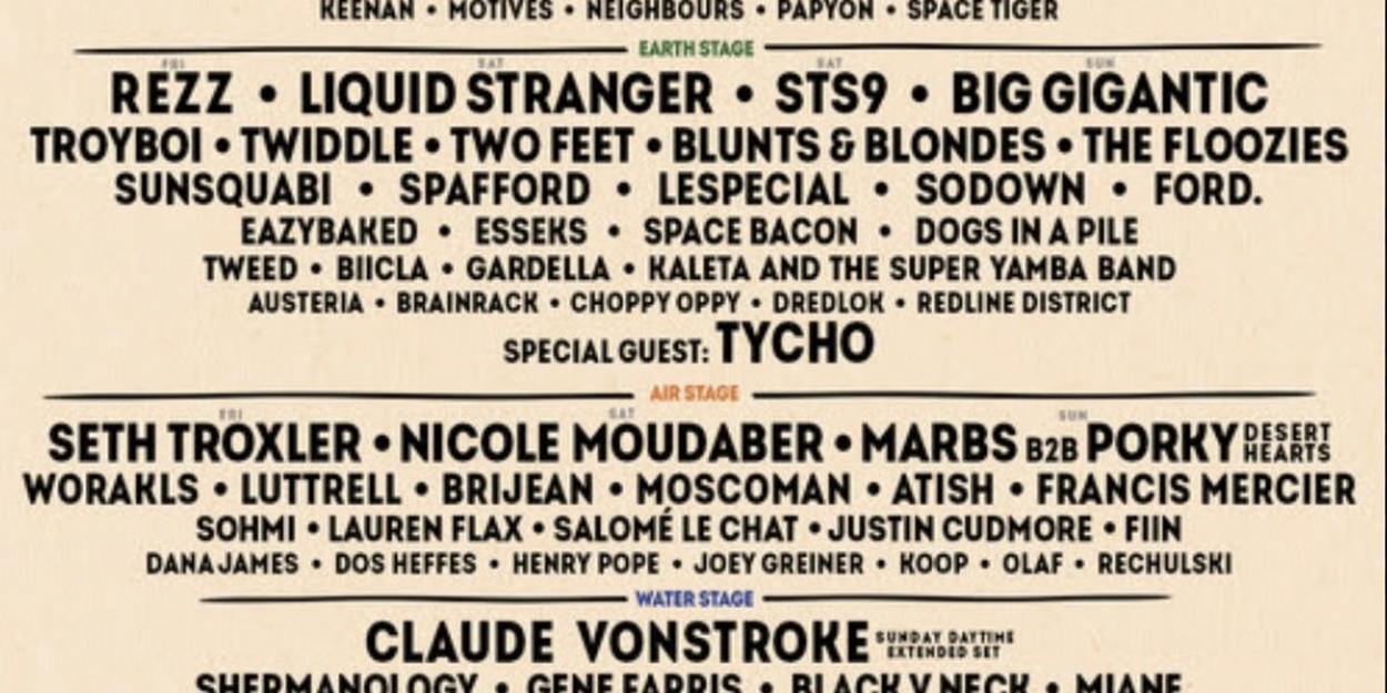 Elements Music & Arts Festival Announces Phase 2 Lineup - Vimarsana News