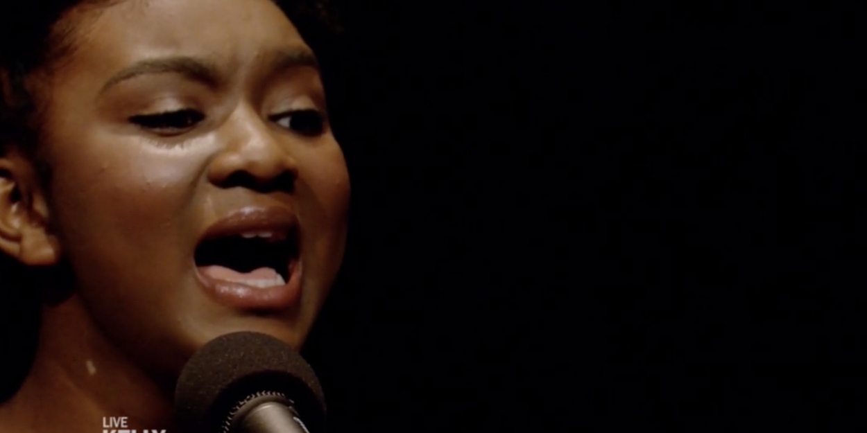 VIDEO: Watch Jimmy Awards Winner Ekele Ukegbu Perform from AIDA on LIVE WITH KELLY… Video