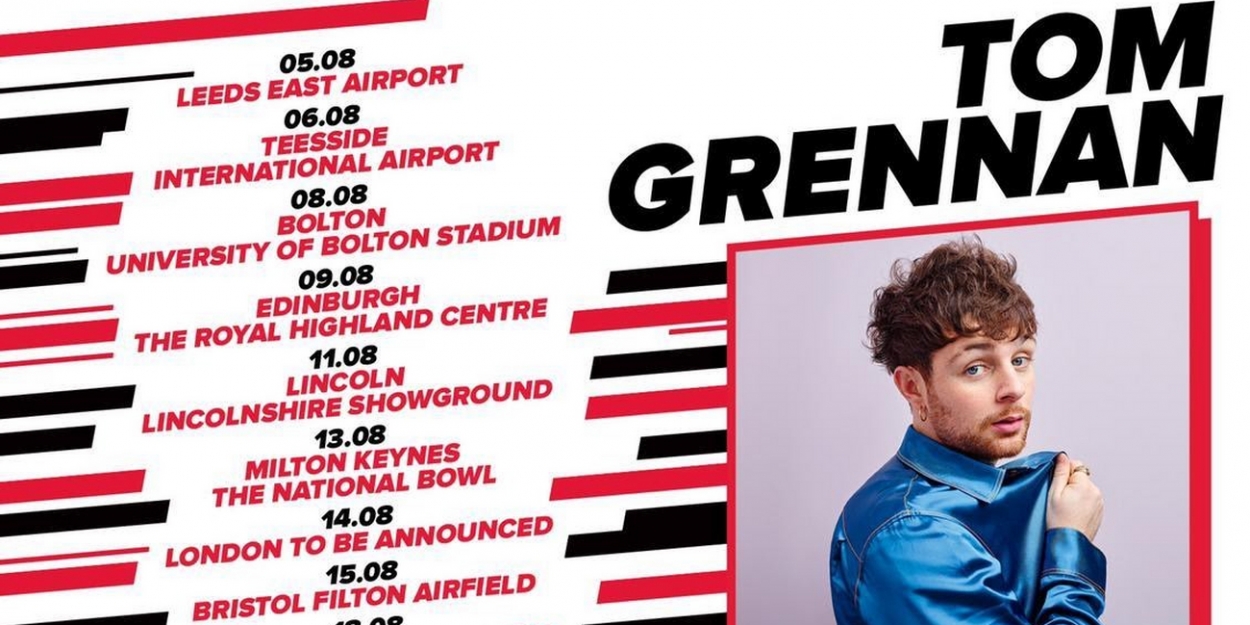 Tom Grennan Announces 'Live From The Drive-In' UK Tour