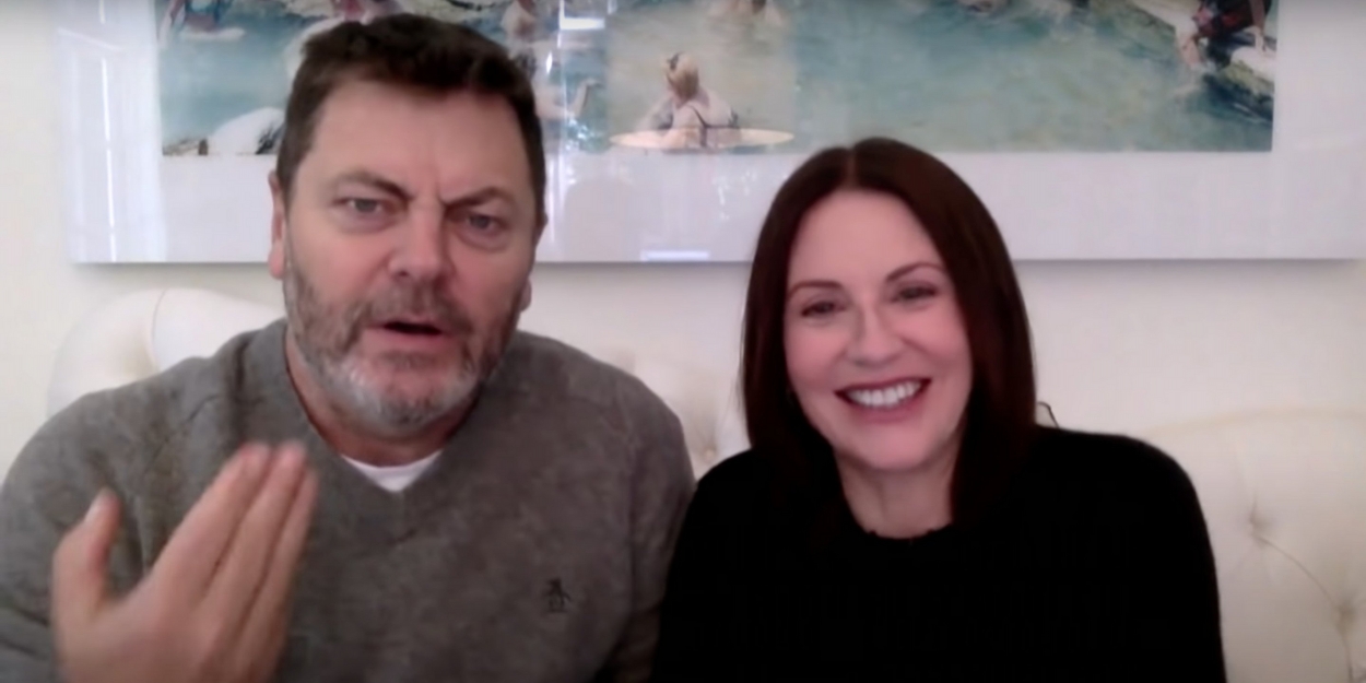 VIDEO: Nick Offerman & Megan Mullally Talk About How They Met on LATE NIGHT WITH… Video