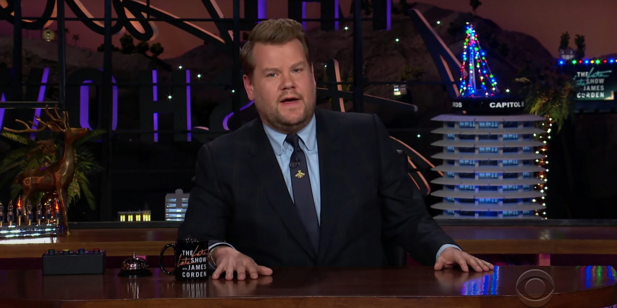 VIDEO: James Corden Talks THE PROM, a 'Butthole Cut' of CATS on THE LATE SHOW Video