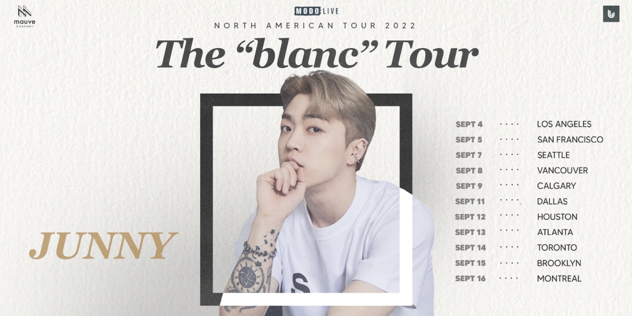 Preview: Junny Brings the “Blanc” Tour to Vancouver! 