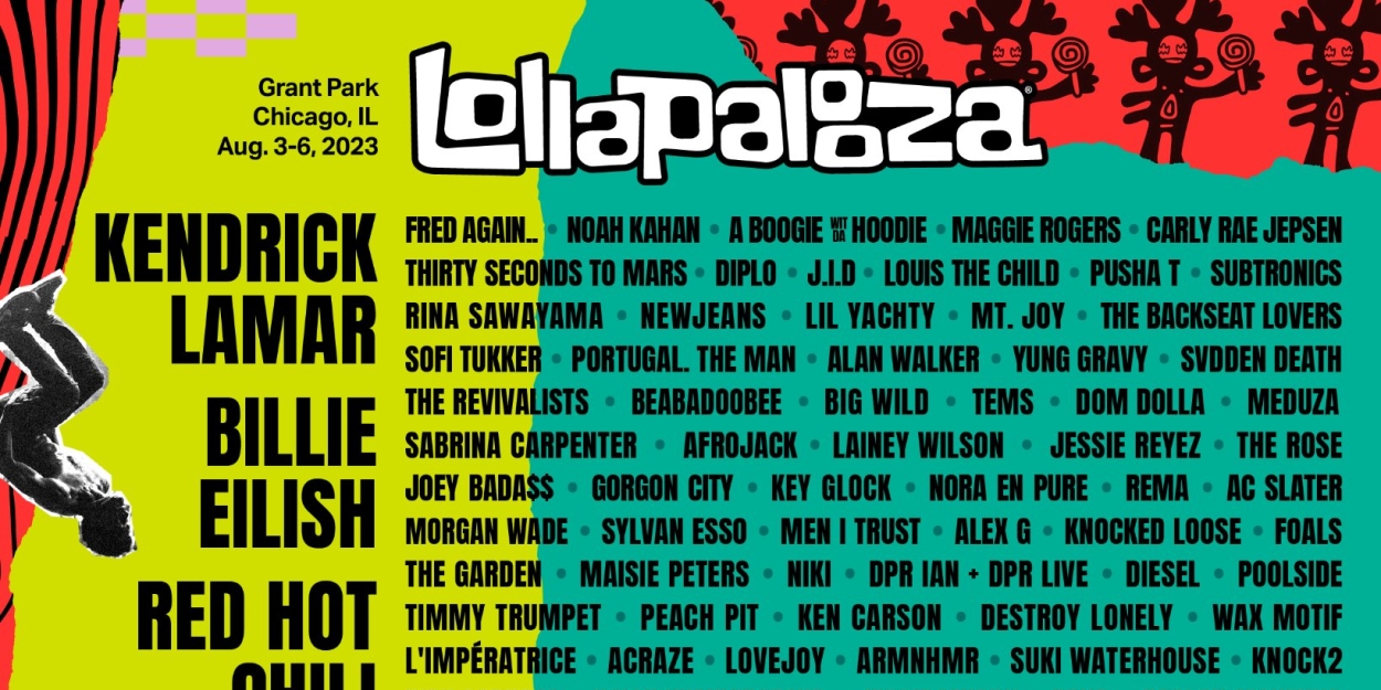 Billie Eilish, Lana Del Rey & More to Headline Lollapalooza 