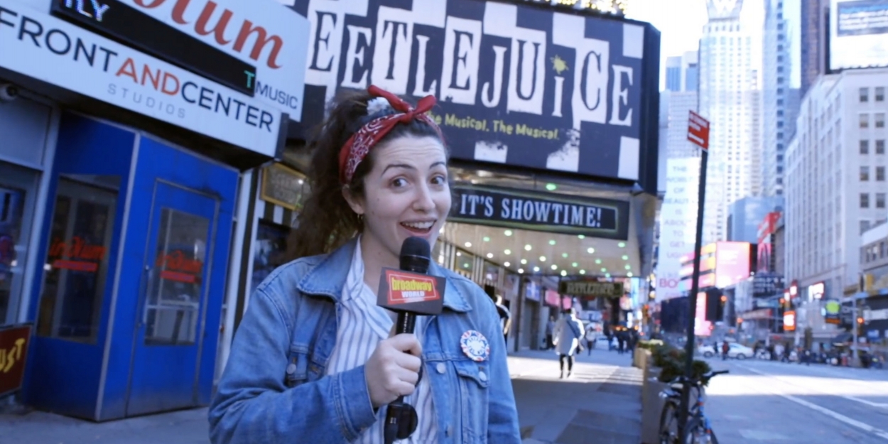 BWW Exclusive: Allison Frasca Visits BEETLEJUICE on The Broadway Break(down)! Video