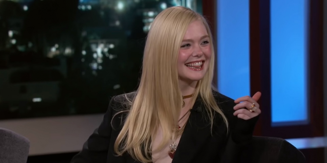 VIDEO: Elle Fanning Talks About Working With Her Sister on JIMMY KIMMEL