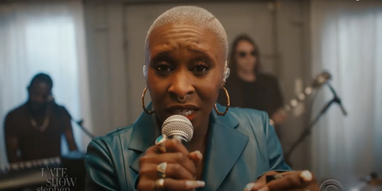 VIDEO: Cynthia Erivo Performs 'The Good' on THE LATE SHOW WITH STEPHEN COLBERT! Video