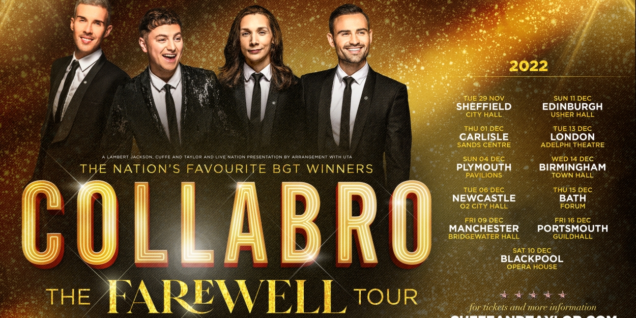 Collabro Announces a Farewell Tour Dates 