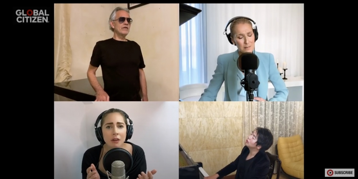 VIDEO: Celine Dion, Andrea Bocelli, Lady Gaga & Lang Lang Perform 'The Prayer' Video