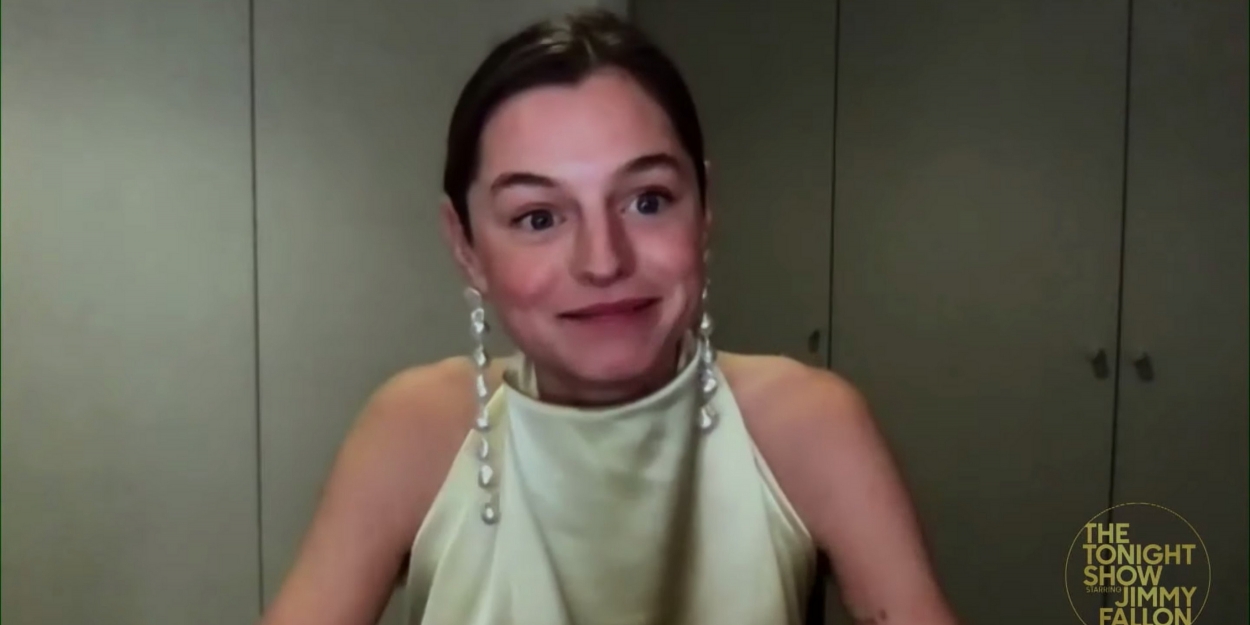VIDEO: Emma Corrin Says Harry Styles Won't Dogsit For Her on THE TONIGHT SHOW Video