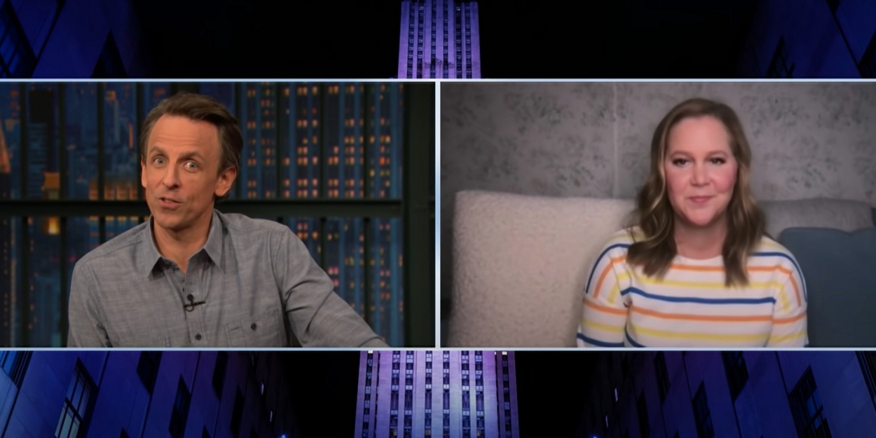 VIDEO: Amy Schumer Teases Seth Meyers for Never Starring in a Super Bowl Ad Video