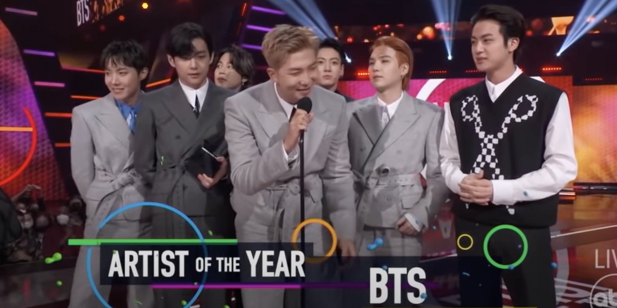 BTS Wins Artist of the Year at 2021 American Music Awards - PAPER