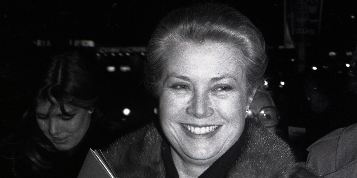 Photosback Princess Grace Kelly Visits 42nd Street On Broadway In 1981