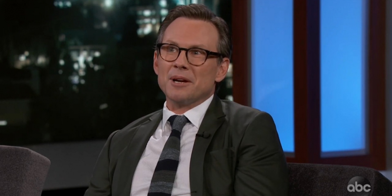 VIDEO: Christian Slater Talks About His New Baby on JIMMY KIMMEL LIVE! Video