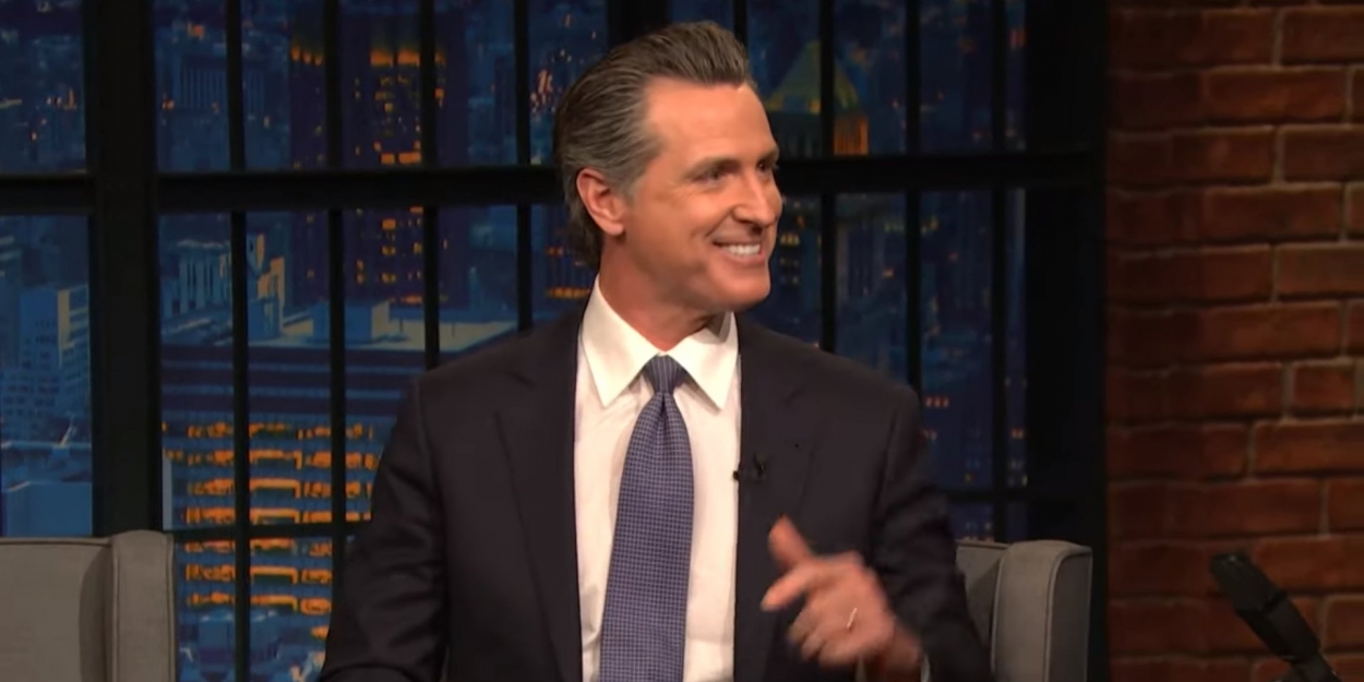 VIDEO: Governor Gavin Newsom Talks About Suing the President on LATE NIGHT WITH SETH… Video