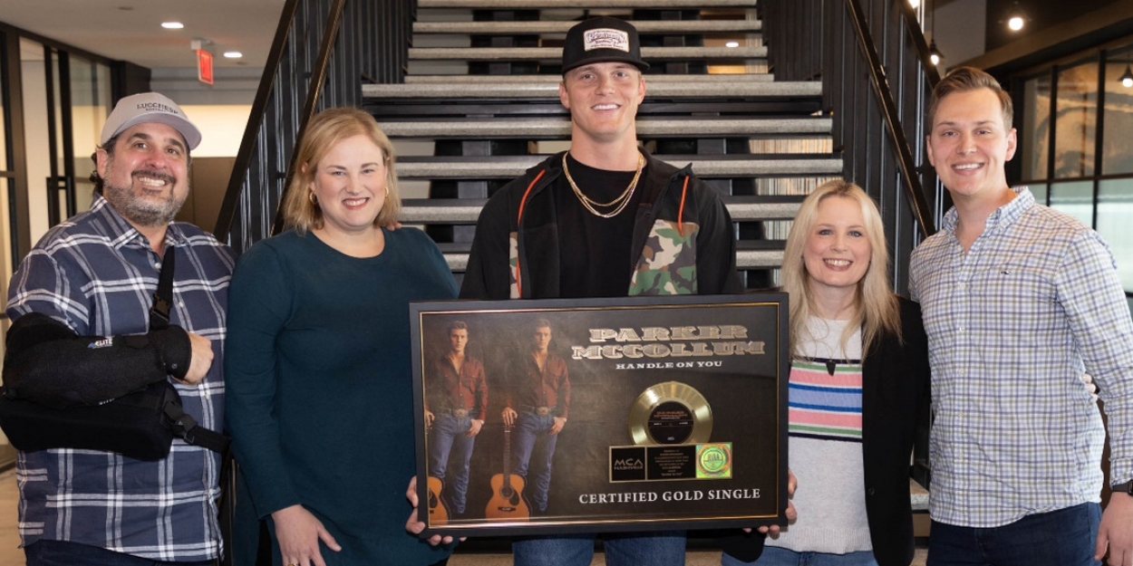 Parker McCollum Receives RIAA Gold Certification for Hit Single 'Handle On You' 