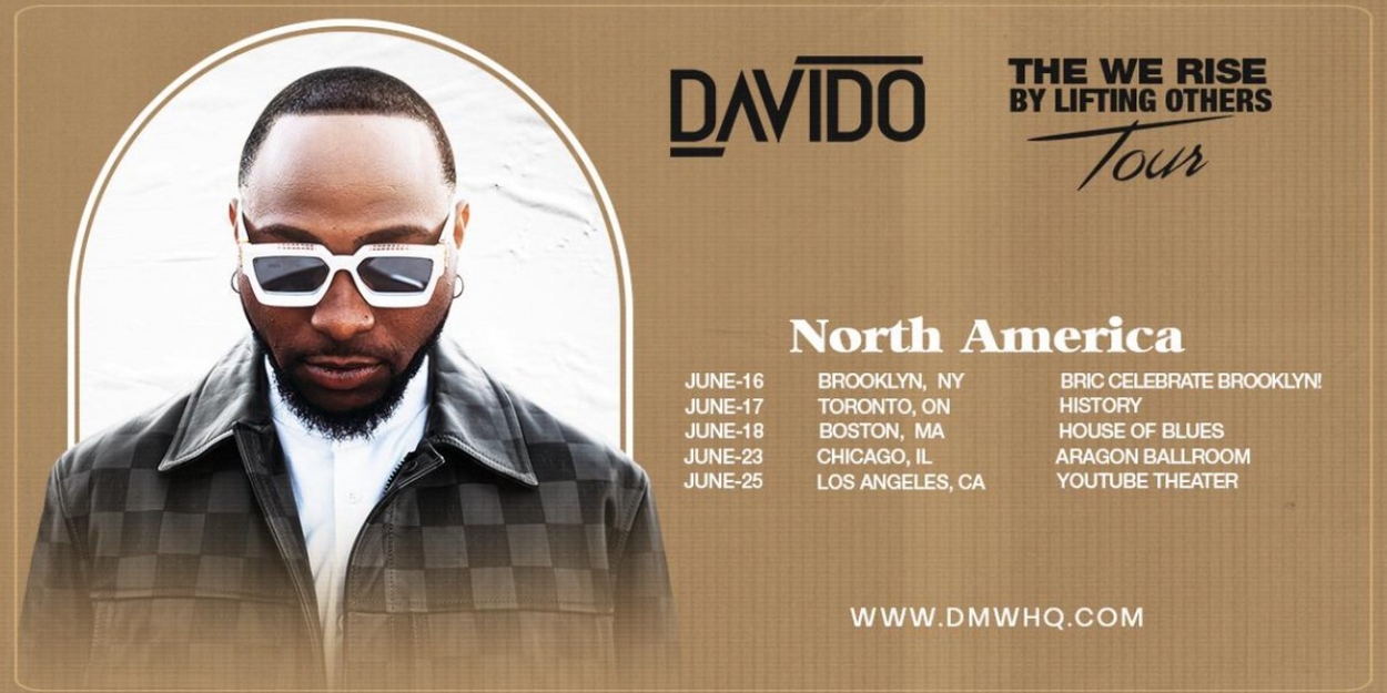 Davido Announces Limited 'The We Rise by Lifting Others' Tour - Vimarsana News