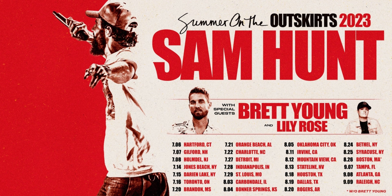 Lily Rose Joins Sam Hunt for Summer 'On The Outskirts' Tour 2023  Image