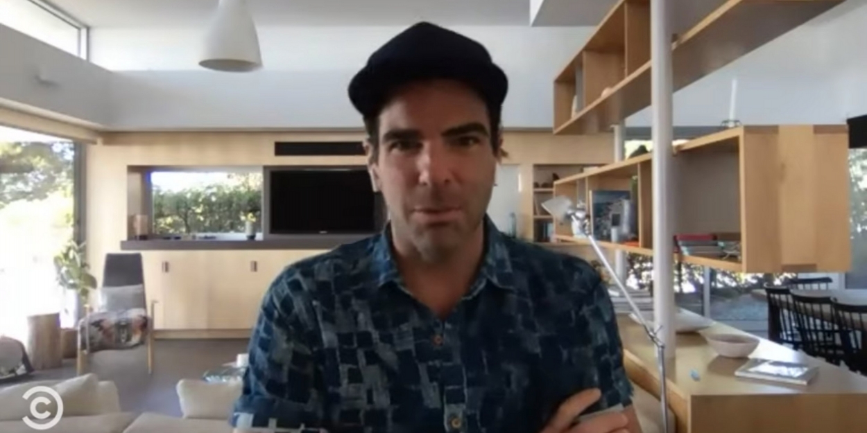 VIDEO: Zachary Quinto Gets a Surprise Message from THE BOYS IN THE BAND Costar Matt… Video