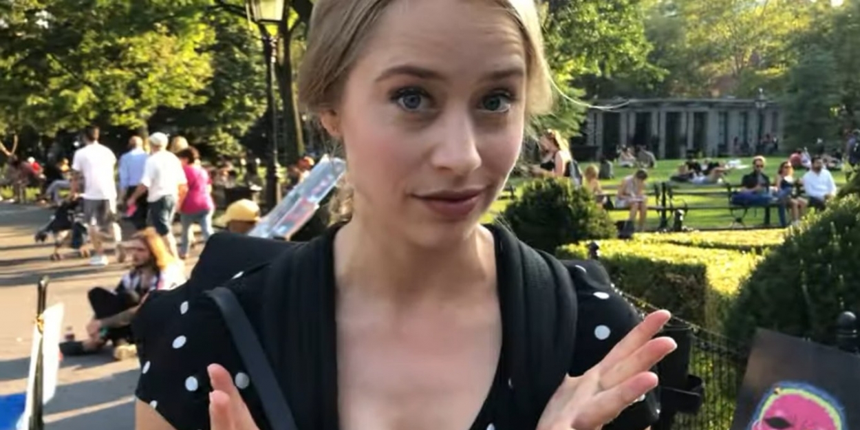 Video: Annie Sherman Goes Busking Before PIAF LIVES At The Green Room 42 Video