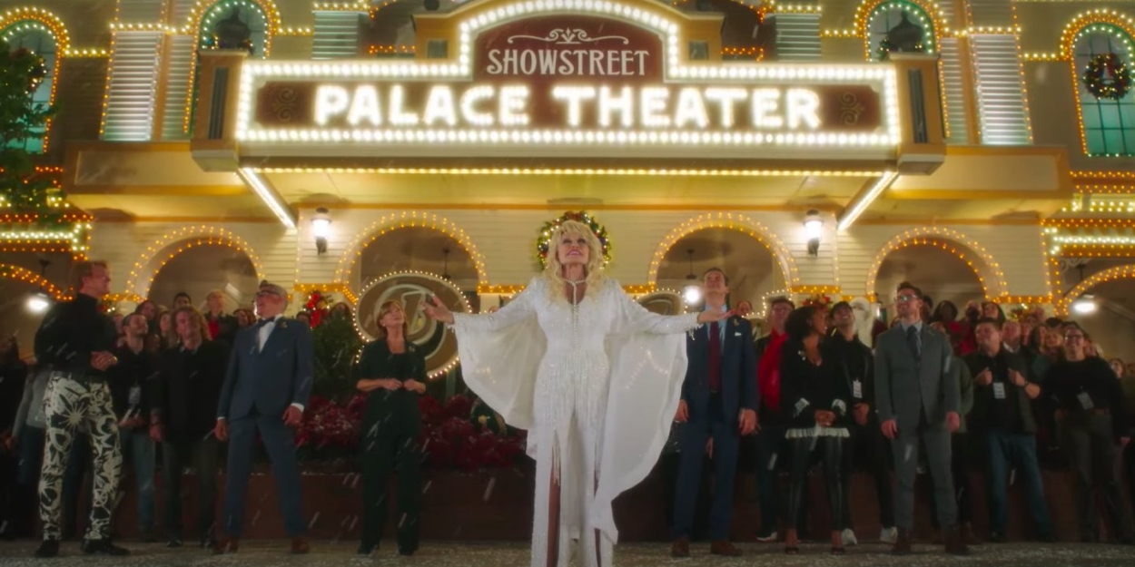 First Look at Dolly Parton's New Holiday Musical Movie Video