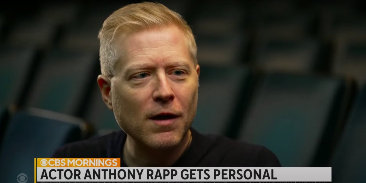 VIDEO: Anthony Rapp Talks Looking Back on His Career in WITHOUT YOU on CBS MORNINGS