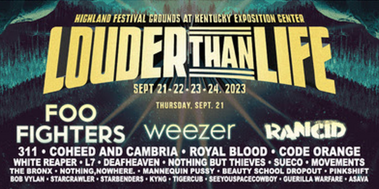 Foo Fighters, Green Day & More to Headline Louder Than Life Rock Festival 