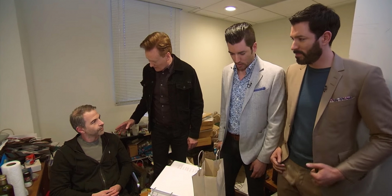 VIDEO: Conan Asks The Property Brothers To Renovate Jordan Schlansky's Office Video