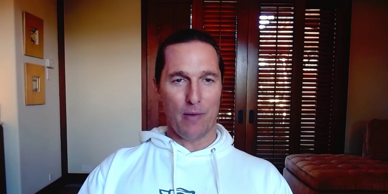 VIDEO: Matthew McConaughey Says He Crashed Senior Citizen's Virtual Bingo Night Video