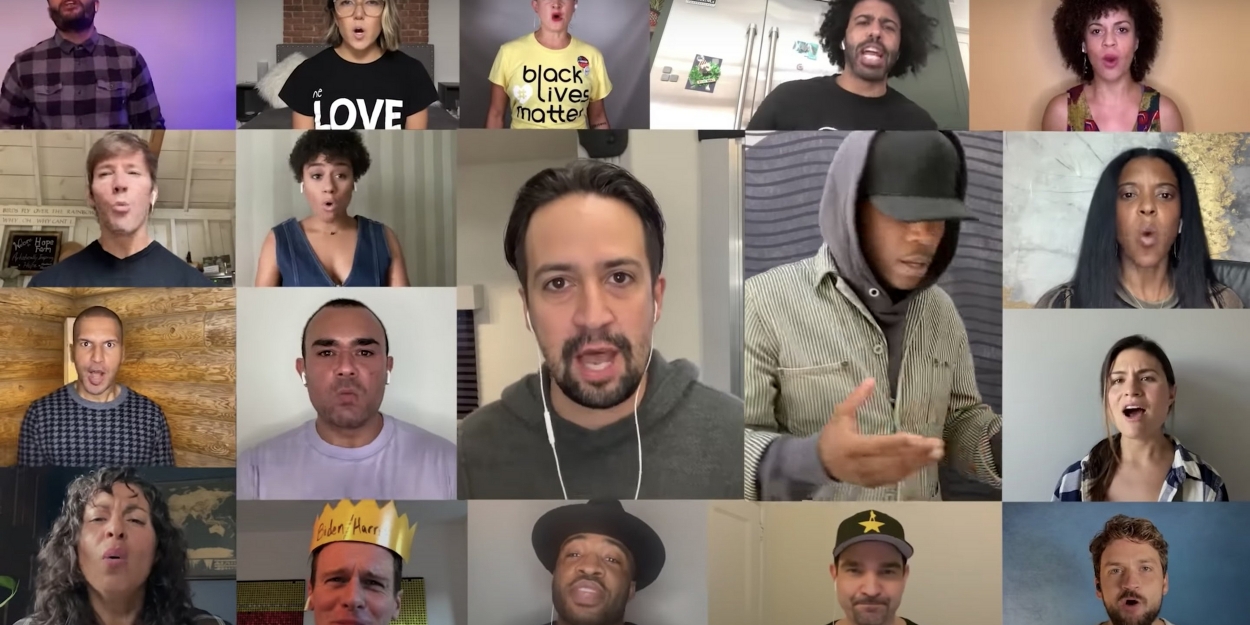 VIDEO: Original HAMILTON Cast Members Perform 'The Room Where It Happens' at Joe… Video