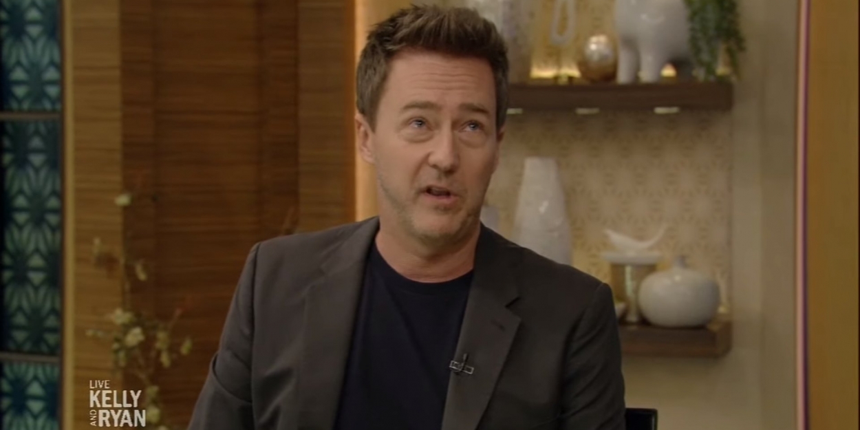 VIDEO: Edward Norton Talks About Working With Nonprofits on LIVE WITH KELLY AND RYAN! Video