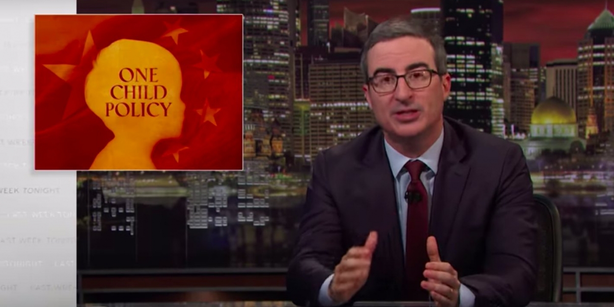 VIDEO: John Oliver Talks China's One Child Policy on LAST WEEK TONIGHT Video