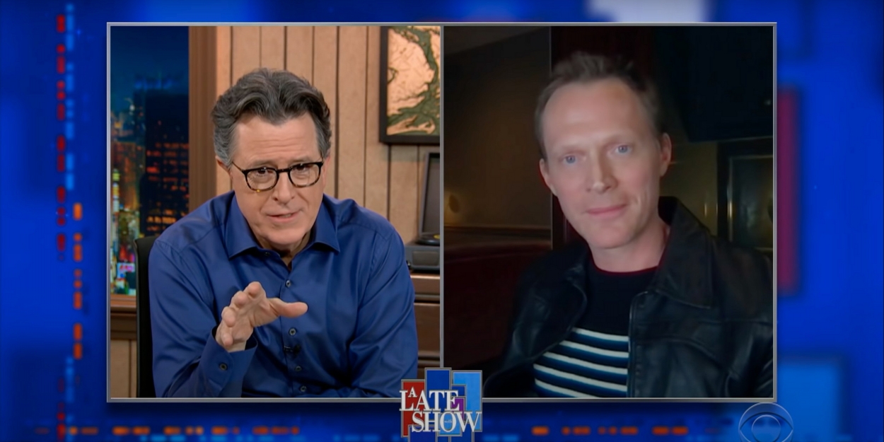 VIDEO: Paul Bettany Talks About Playing Vision on THE LATE SHOW WITH STEPHEN COLBERT Video