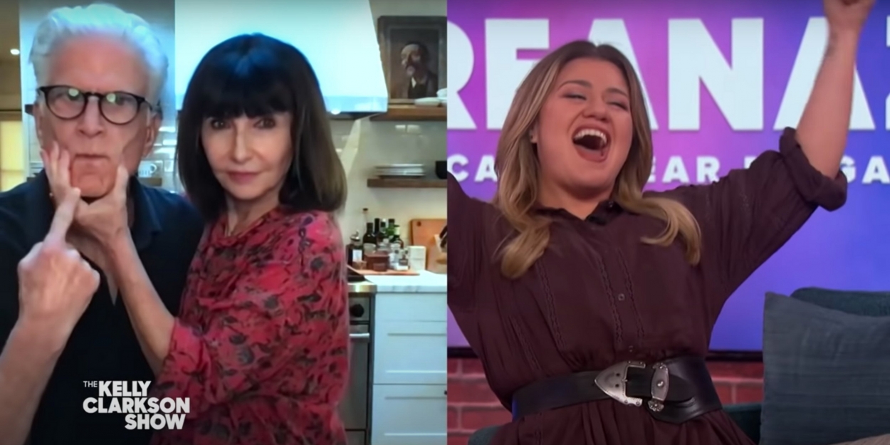 VIDEO: Ted Danson Crashes Charades Game With Mary Steenburgen on THE KELLY CLARKSON… Video