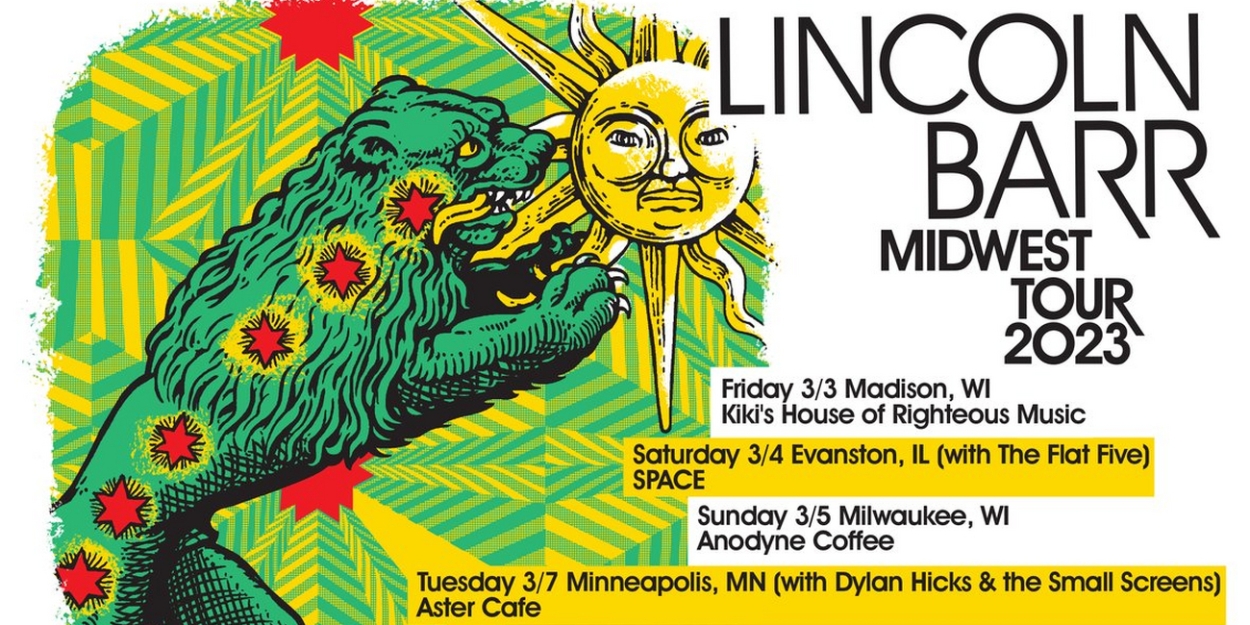 Lincoln Barr Announces Midwest Tour in March 2023  Image