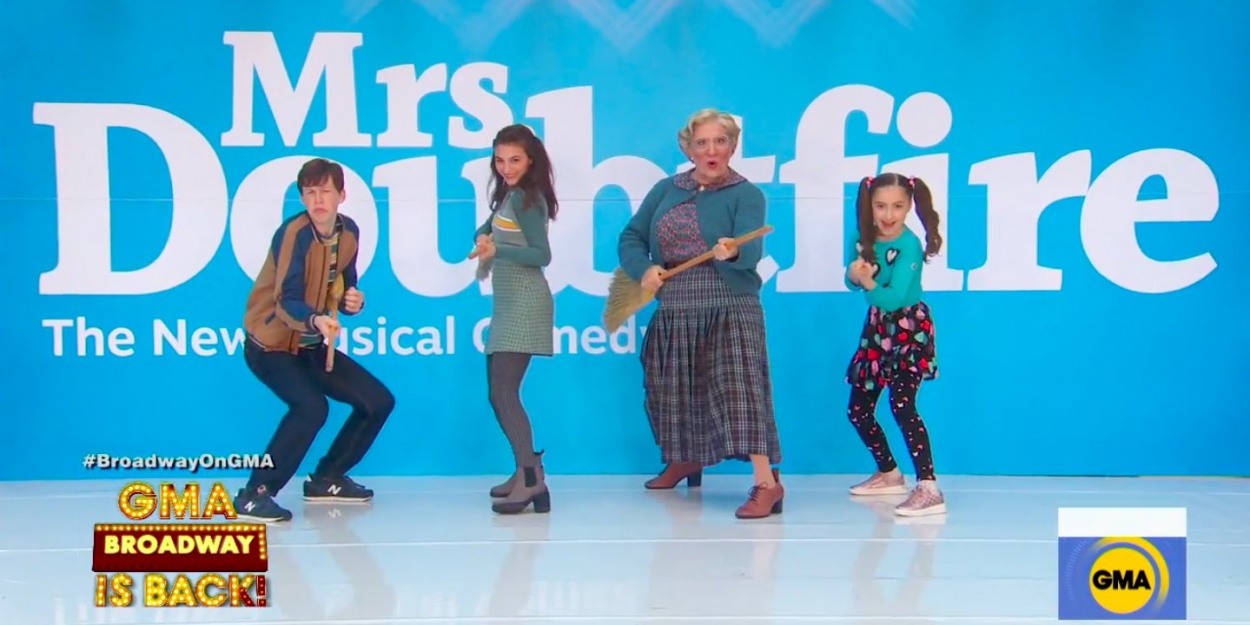 VIDEO: The Cast of MRS. DOUBTFIRE Performs 'Bam! You're Rockin Now' on GOOD MORNING… Video
