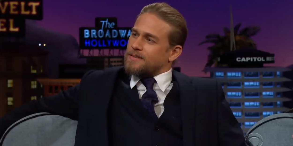 VIDEO: Charlie Hunnam Talks Online Chess on THE LATE LATE SHOW WITH JAMES CORDEN Video