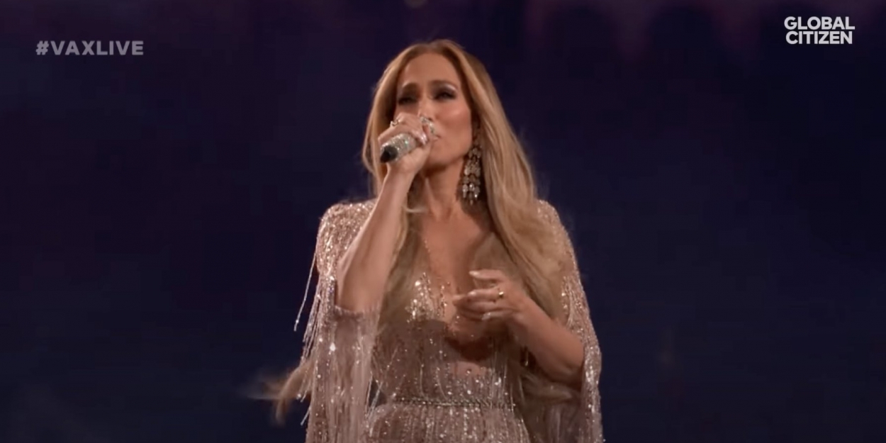 VIDEO: Jennifer Lopez Performs 'Sweet Caroline' as Part of Global Citizen's VAX LIVE… Video