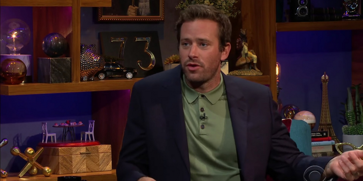 VIDEO: Armie Hammer Talks About His Broadway Show 'The Minutes' Video