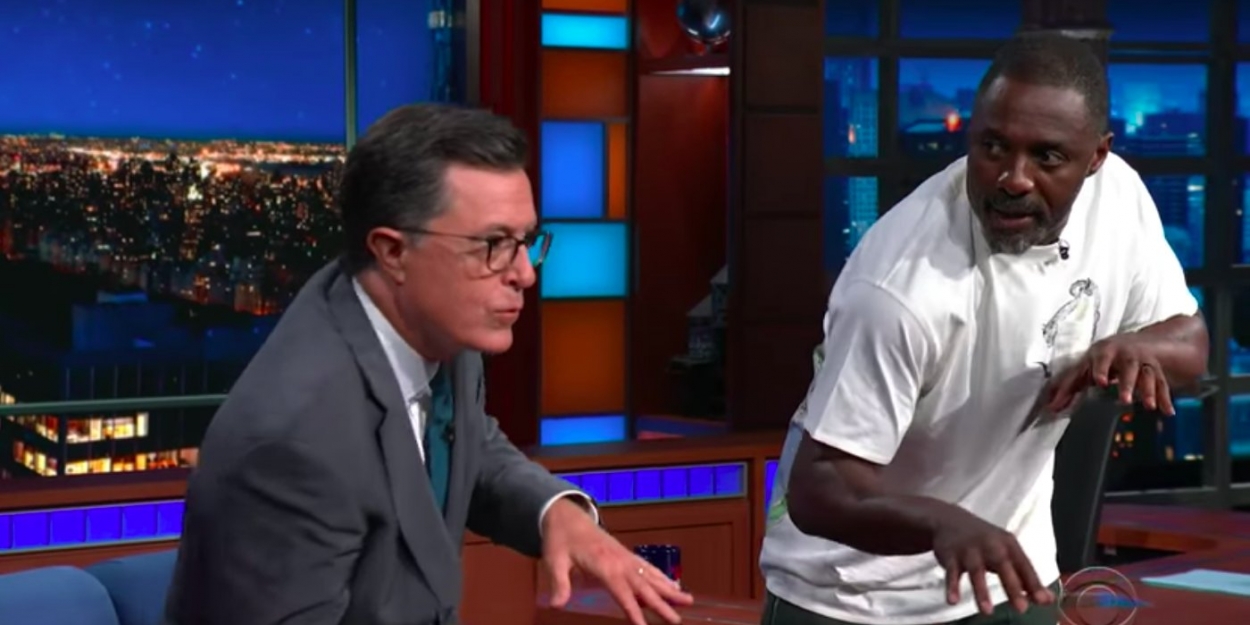 VIDEO: Idris Elba Teaches Stephen Colbert Some CATS Moves
