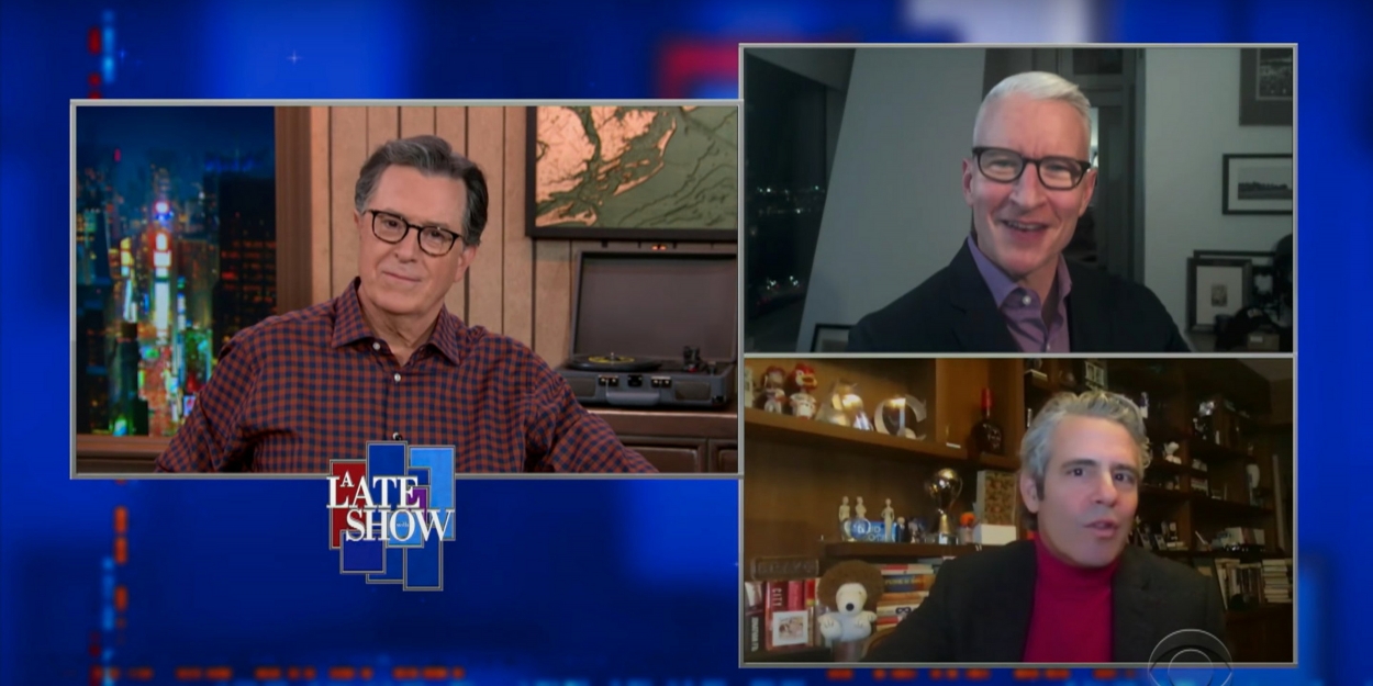 VIDEO: Anderson Cooper & Andy Cohen Talk New Year's Eve on THE LATE SHOW Video
