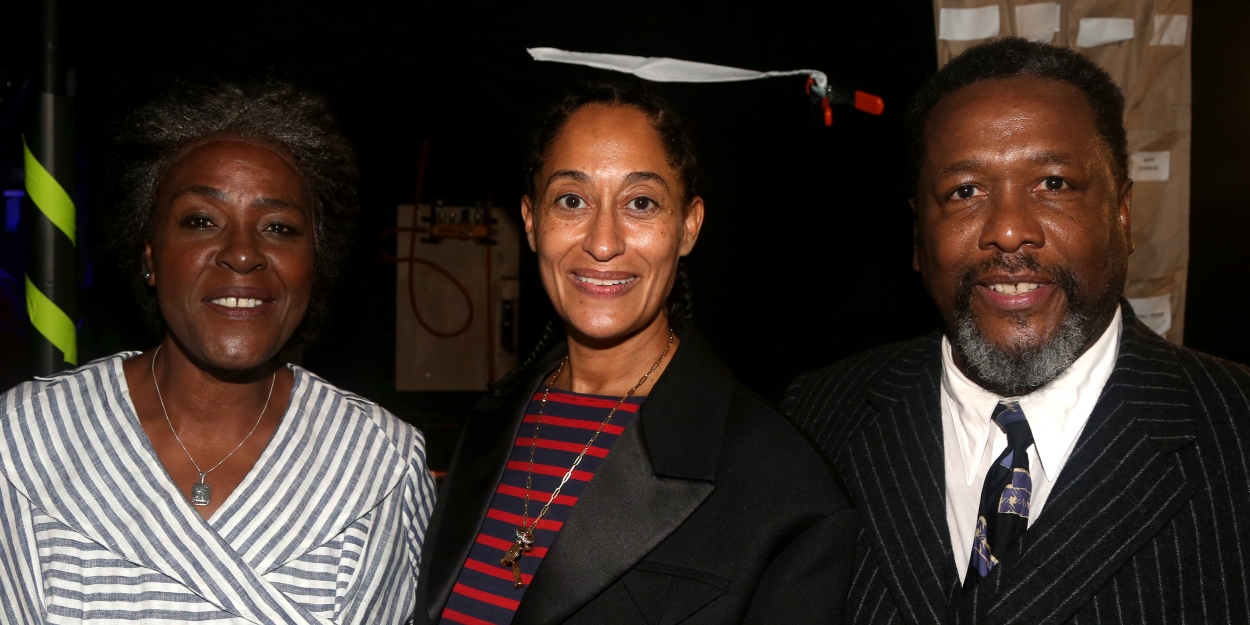 Photos: Tracee Ellis Ross Visits the Cast of DEATH OF A SALESMAN