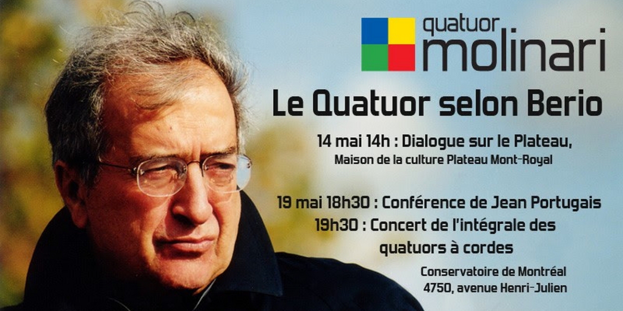 Molinari Quartet Closes Its Season With A Major Event Entitled THE QUARTET ACCORDING TO BERIO - Vimarsana News
