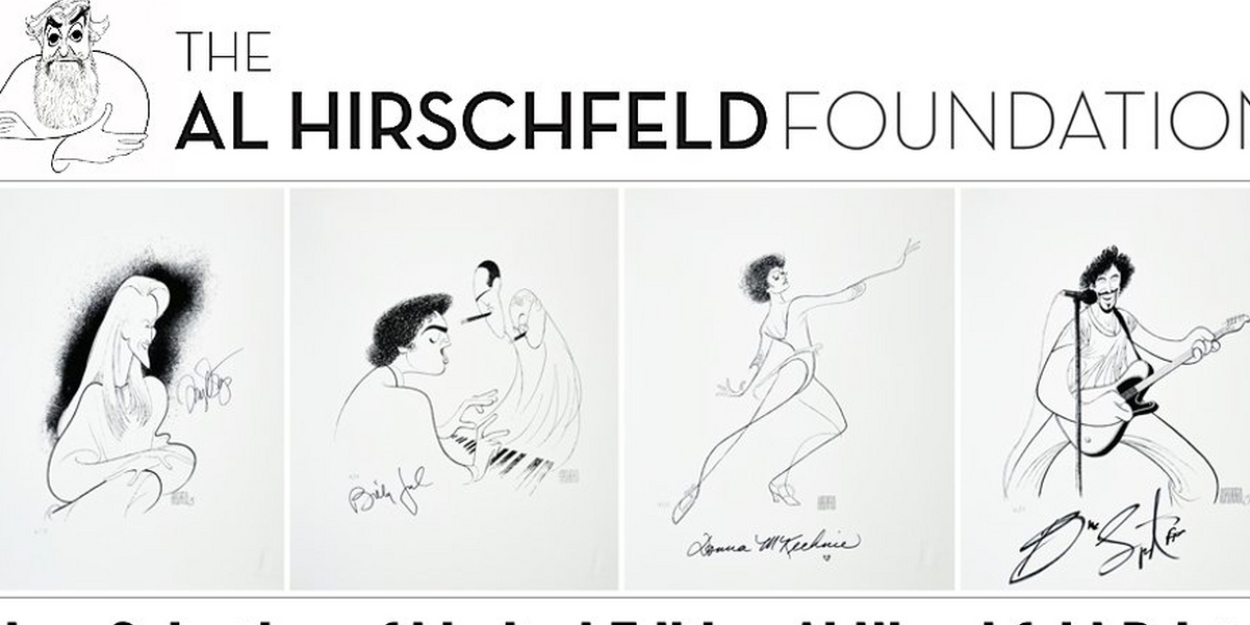 BC/EFA Auctions Limited Edition Autographed Al Hirschfeld Prints 