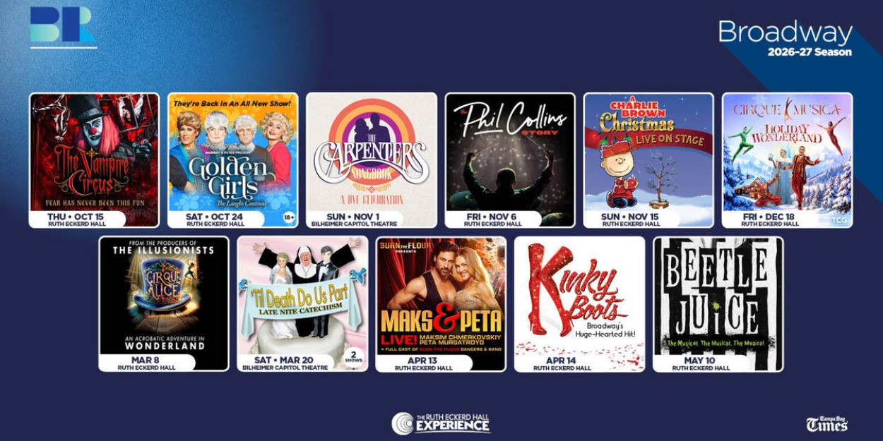 Spotlight: Broadway Magic Returns to Ruth Eckerd Hall in Tampa Photo